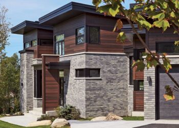 Brick cladding contemporary brique house modern briques exterior permacon maison de en houses choose board homes revêtement style